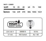 Ampoule LED - E27 - 2,3 W - Standard à filament