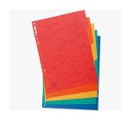Separadores Exacompta de cartón A4 5 divisiones multicolor Exacompta