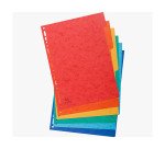 Separadores Exacompta de cartón A4 6 divisiones multicolor Exacompta