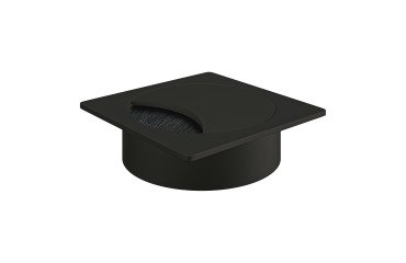 De_passe cables x2 zamak noir onyx