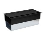 Top Access à ouverture double L 27 x P 13 cm pour bureaux et tables Absolu / E-Motion / Pluggin