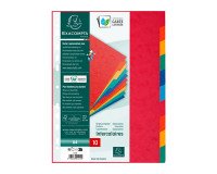 Separadores Exacompta de cartón A4 10 divisiones multicolor Exacompta