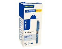 Pack de 16 stylos feutre V Sign Pen Pilot bleus + 4 offerts