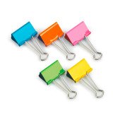 RAPESCO Pinces à Double Clip 19 mm, Couleurs assorties, Boîte de 10