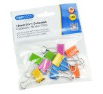 RAPESCO Pinces à Double Clip 19 mm, Couleurs assorties - Lot de 10