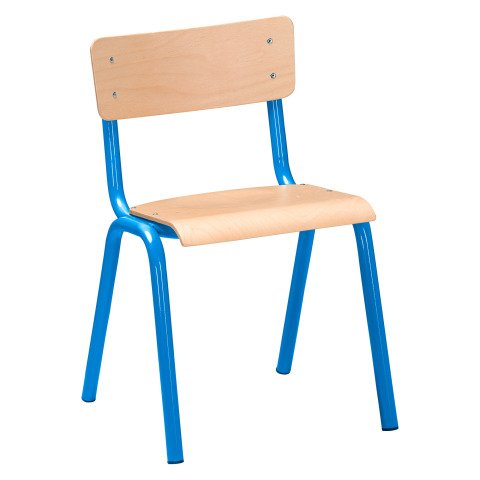 Silla escolar Syllab patas color azul - Talla 4