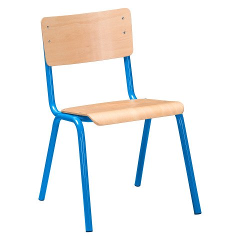 Silla escolar Syllab patas color azul - Talla 5