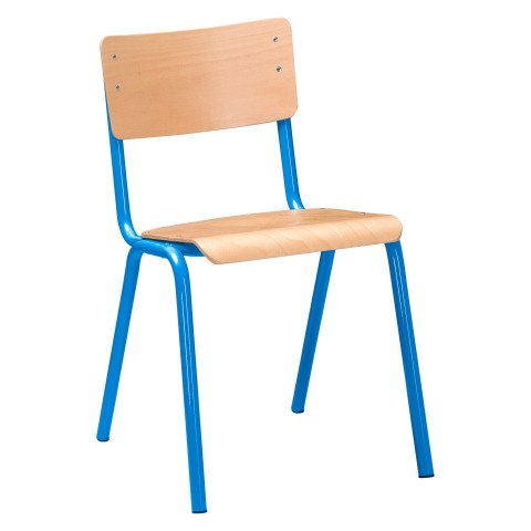 Silla escolar Syllab patas azul - Talla 6