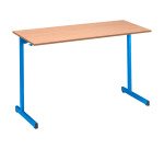 Table scolaire 2 places - L.130 cm plateau hêtre - taille 6 pour CM2 à Lycée
