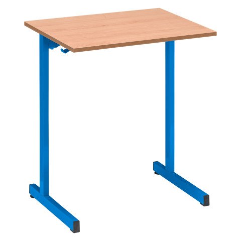 Mesa escolar Syllab patas color azul - Talla 6