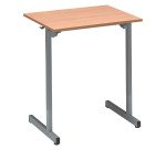 Table scolaire 1 place SYLLAB L.70 cm plateau hêtre - taille 6 pour CM2 à Lycée