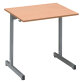 Table scolaire 1 place SYLLAB - L.70 cm - plateau hêtre - Taille 4 pour CP/CE1