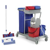Kit Chariot de ménage Ariane 2115 + Support et frange Filmop