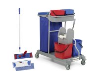 Kit Chariot de ménage Ariane 2115 + Support et frange Filmop