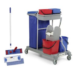 Kit Ariane 2115 cleaning trolley + Filmop support and mop