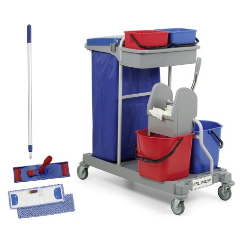 Carrito de limpieza Ariane 2115 y fregona Filmop