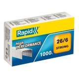 Staples Rapid Strong 26/6 galvanized - box of 1000 pieces