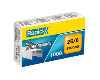 Staples Rapid Strong 26/6 galvanized - box of 1000 pieces