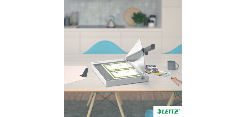 Guillotina de oficina A4 Leitz Precision Home - Capacidad 8 hojas