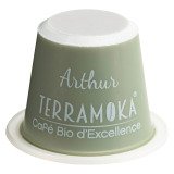 Capsules de café Terramoka Arthur Bio - Boîte distributrice de 60