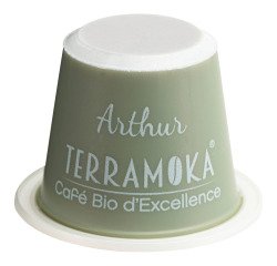 Kaffeekapseln Terramoka Arthur Bio - Packung mit 60 Stück