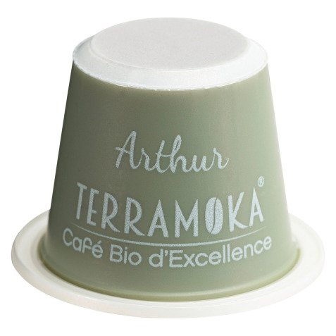 Koffiecapsules Terramoka Arthur Bio - verdeeldoos van 60 stuks