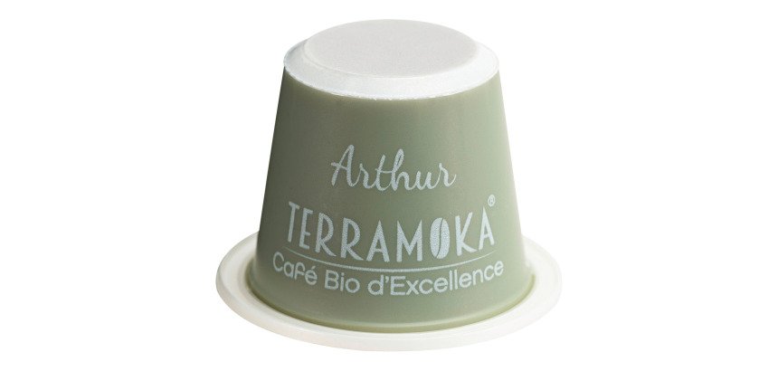 Capsules de café Terramoka Arthur Bio - Boîte distributrice de 60