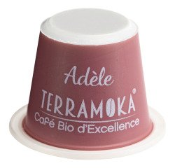 Kaffeekapseln Terramoka Adèle Bio - Spenderbox mit 60 Stück