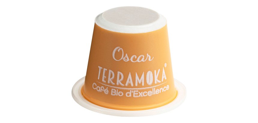 Capsules de café Terramoka Oscar Bio - Boîte distributrice de 60