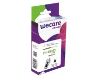 Etichette WeCare compatibili con D1 12mm x 7m Nero su sfondo trasparente