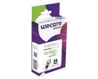En_etichette wecare d1 12mm x 7m bianco su nero