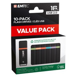 Mini Box 10 chiavette USB 16GB Emtec