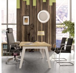 Scrivania direzionale eden arche l180x100 rovere