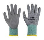 Guanti antitaglio C PIP WorkEasy WE23-5113G A3/C in poliuretano grigio, 10 paia