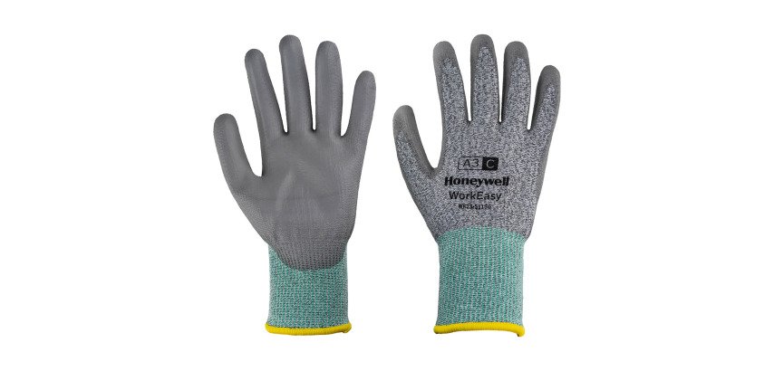 Guanti antitaglio C PIP WorkEasy WE23-5113G A3/C in poliuretano grigio, 10 paia