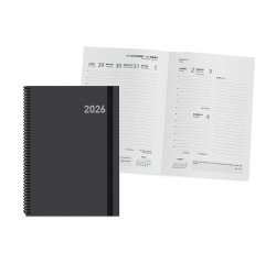 Agenda semana vista 15x21 cm Paris negro