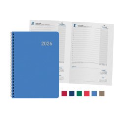 Agenda día página 15x21 cm Roma - colores surtidos