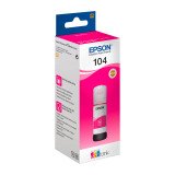 Flacone inchiostro Epson originale Ecotank 104 colori 65 ml
