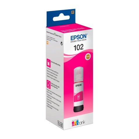 Epson flacone 102 C13T03R340 magenta 6000 pagine