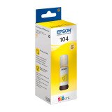 Flacone inchiostro Epson originale Ecotank 104 colori 65 ml