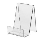 Espositore -Stand - Supporto - Reggilibri mini trasparente in acrilico 60x80x40mm - Espositore libro Bookstand