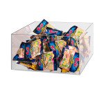 Espositore -Stand - Supporto - Cubo espositivo acrilico palia in acrilico trasparente 250x250x130mm - Scatola trasparente