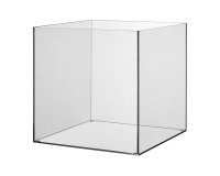 Espositore - Stand - Supporto - Cubo espositivo acrilico palia in acrilico trasparente 250x250x250mm - Scatola trasparente