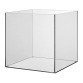 Espositore - Stand - Supporto - Cubo espositivo acrilico palia in acrilico trasparente 250x250x250mm - Scatola trasparente