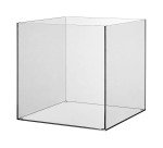 Espositore - Stand - Supporto - Cubo espositivo acrilico palia in acrilico trasparente 250x250x250mm - Scatola trasparente