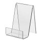 Espositore -Stand - Supporto - Reggilibri piccolo trasparente in acrilico 105x150x40mm - Espositore libro - Bookstand