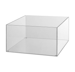 Espositore -Stand - Supporto - Scatola acrilico palia in acrilico trasparente 300x300x130mm - Scatola trasparente