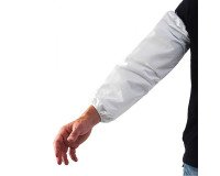 Manchettes polyéthylène blanches - Lot de 100