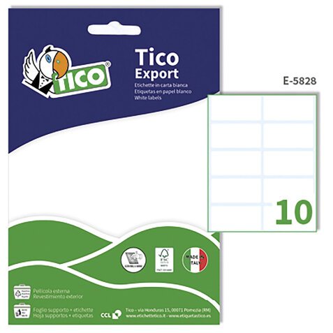 Tico 100 labels per pack