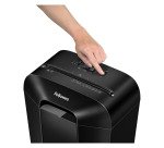 Distruggidocumenti Fellowes LX41 taglio a microframmento livello di sicurezza P4 - 8 fogli - nero